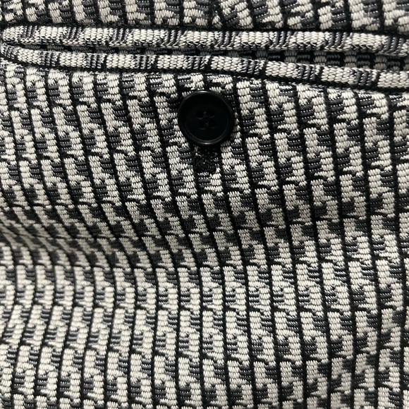 THEORY TRECCA TAILORED GEOMETRIC PRINT DRESS PANT SIZE 0 - Picture 14 of 14